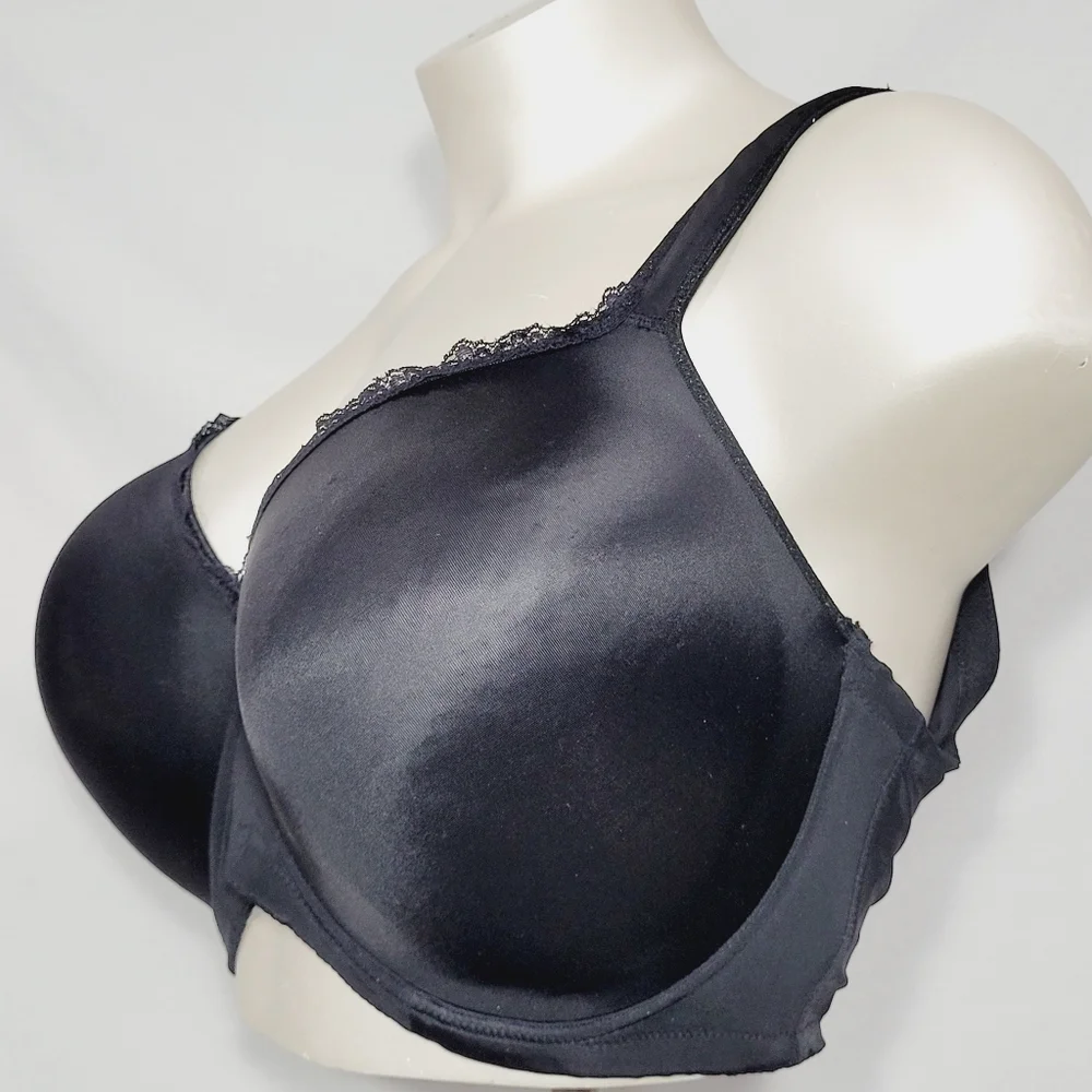 40DD Ashley Stewart Butterfly Contour Cup‎ Underwire Bra Black